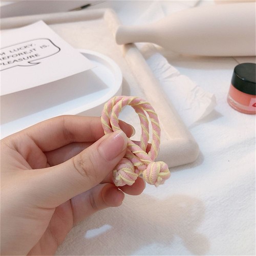 Gomma coda di cavallo nodo cinese - Fasce elastiche per capelli corda accessorio capelli donna 1 pz - Foto 11 di 14