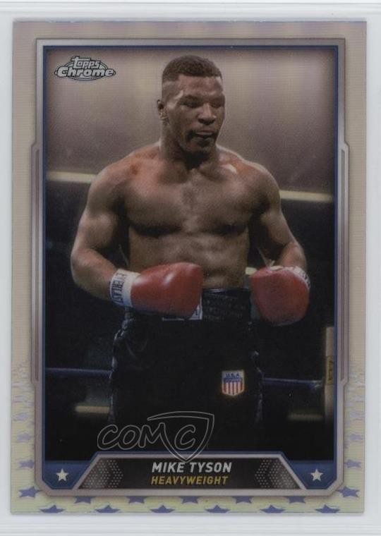 2024 Topps Chrome Refractor Mike Tyson #35 02ti