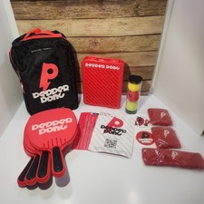Pepper Pong Table Ping Pong 4 Paddles Net 3 Balls Carrybag Rules Shark Tank