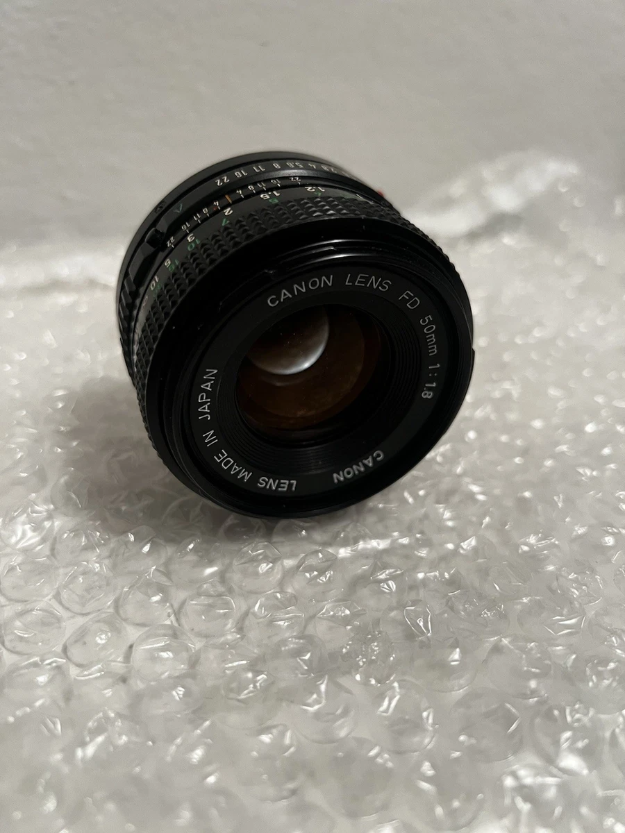 Objectif Canon New FD 50mm F/1.8 – Mint – AE-1, A-1 Avec Caps Et Filtres