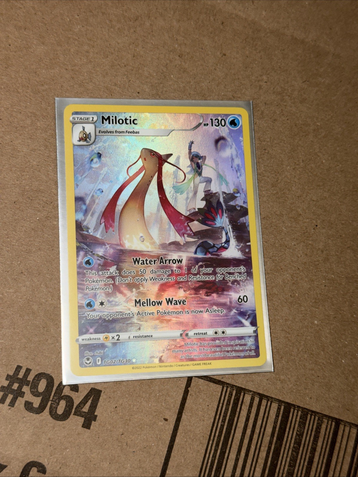 Milotic Ultra Rare SWSH12: Silver Tempest Trainer Gallery TG02/TG30 NM
