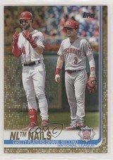 2019 Topps Checklist Gold 113/2019 Bryce Harper Scooter Gennett #145 fo7