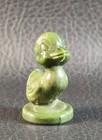 Boyd's Crystal Art Glass DUCKLING #9 ENGLISH YEW 1-28-83 Green 1-3/8" High NOS — photo 6