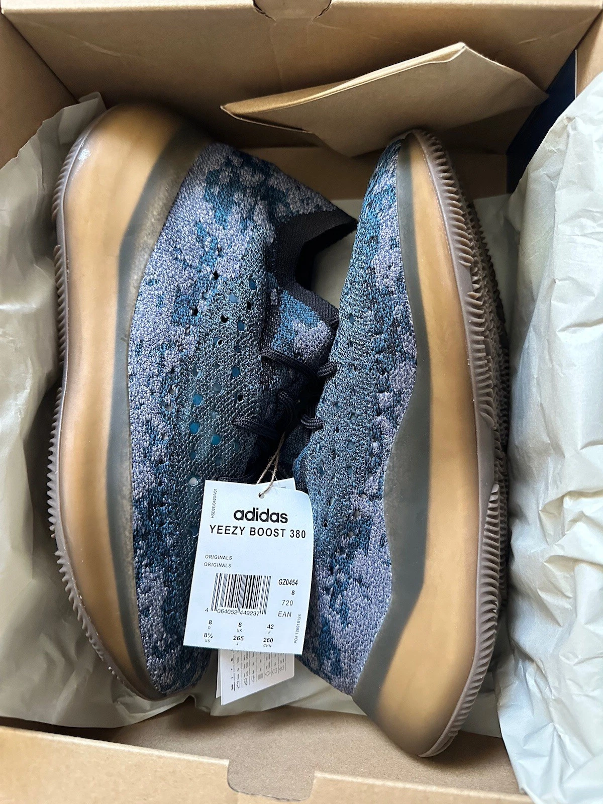 Adidas Yeezy Boost 380 Covellite taglia UK 8 ??