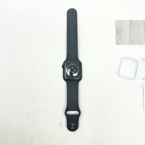 Apple Watch Series 8 45mm Midnight Aluminum Case Sport Band 32GB GPS + Cellular - Photo 6 sur 16