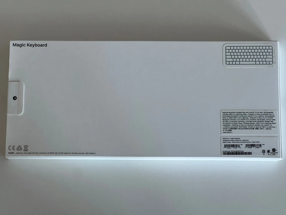 Apple Magic Keyboard Rechargeable Wireless A2450 - Image 2 of 3