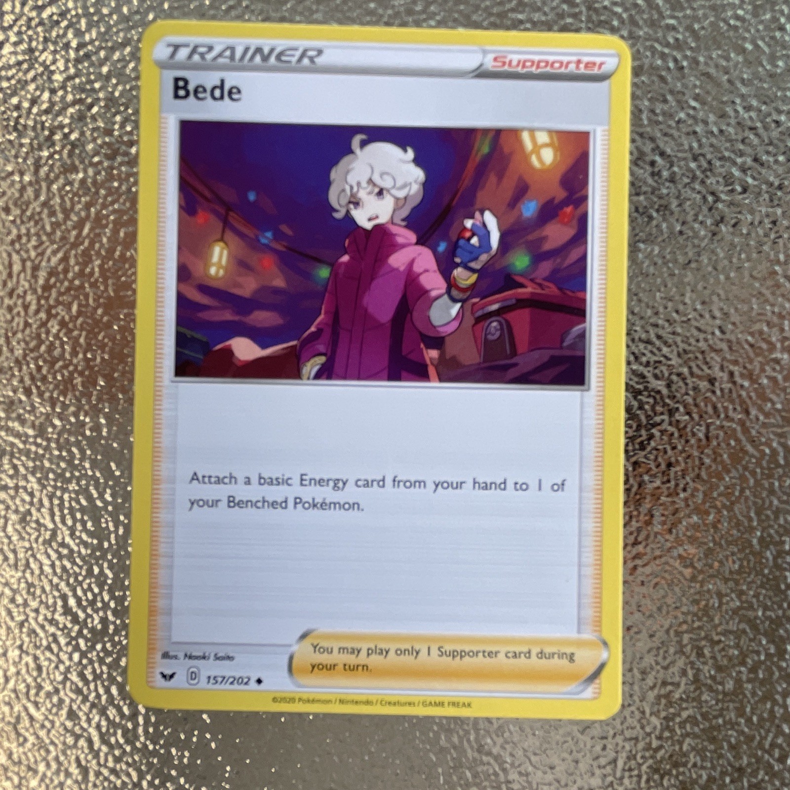 The Pokémon Company Bede 157/202 Swsh01: Sword & Shield Uncommon Regular