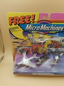 Micro Machines Set #24 Presidential Vintage Miniatures New 1996 Car Plane Limo
