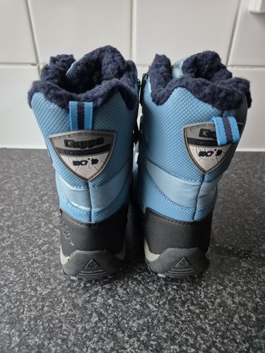 Kappa Great Tex Jr 260558K-6467 Kids Winter Bootie Shoes Black/Blue - Brand NEW - Bild 5 von 12