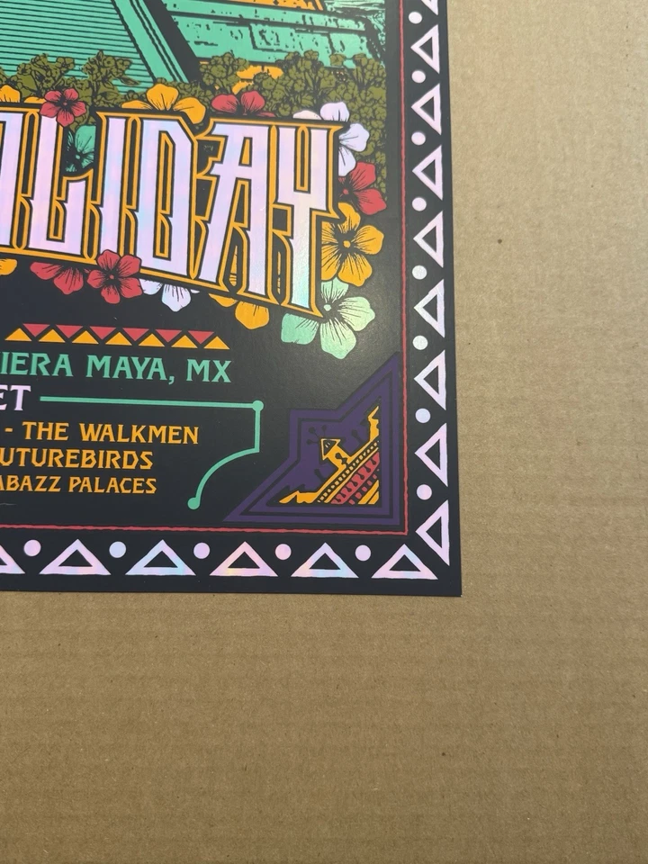 My Morning Jacket - One Big Holiday 2024 Official Poster - FOIL VARIANT - LE/60 - Image 3 of 4