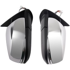 Chrome Side View Mirror For Toyota Tacoma 2016-2023 Heated Power Mir02396 2pc Chrome Side View Mirror For Toyota Tacoma 2016-2023 Heated Power Mir02396 2pc