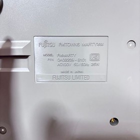 Fujitsu FM TOWNS MARTY 32-bit Console Controller Cables Power On JDM Rare Japan
