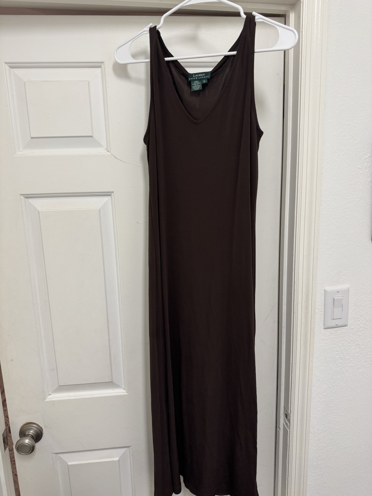 Vintage Women’s Ralph Lauren Slip Dress Brown Size M