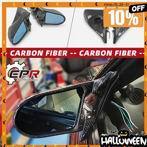 For Nissan Skyline R32 GTR GTS (LHD) carbon Fiber Aero Side Rearview Mirror 2pcs