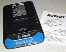 Genuine Kobalt 40V Battery 4.0 Ah MAX Li-Ion Battery 4ah OEM NEW 40 volt