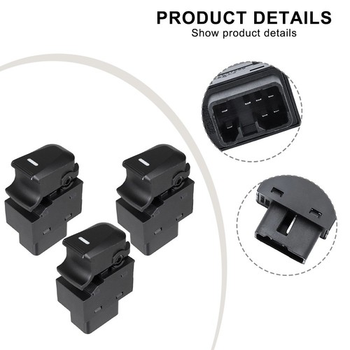 Pack of 3 Passenger Side Power Window Switch for Hyundai Tucson iX35 2010 2015 - Picture 7 of 12