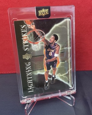 Kobe Bryant 2000-01 Upper Deck Lightning Strikes LS8 NBA CARD Los Angeles Lakers