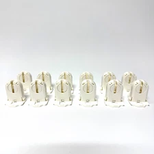 12 x Leviton 23661-SNP Shunted Lamp Holder T8/T12 LED Fluorescent Bi-Pin Socket