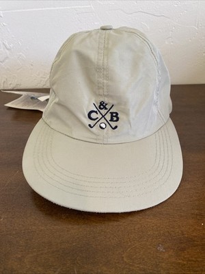 VTG CUTTER & BUCK Hat Golf Cap Adjustable Adult Clima Guard Leather Strapback