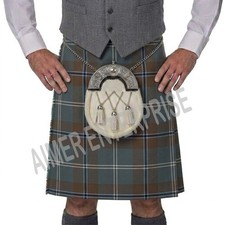 Scottish Traditional Handmade Douglas Weathered Tartan kilt for men Custom Made