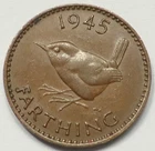 1945 George VI Farthing — photo from another recent sale