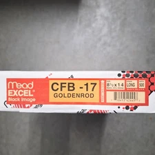 Mead Excel Carbonless Paper 8.5 X 14 Inch Goldenrod CFB-17 500 Sheets