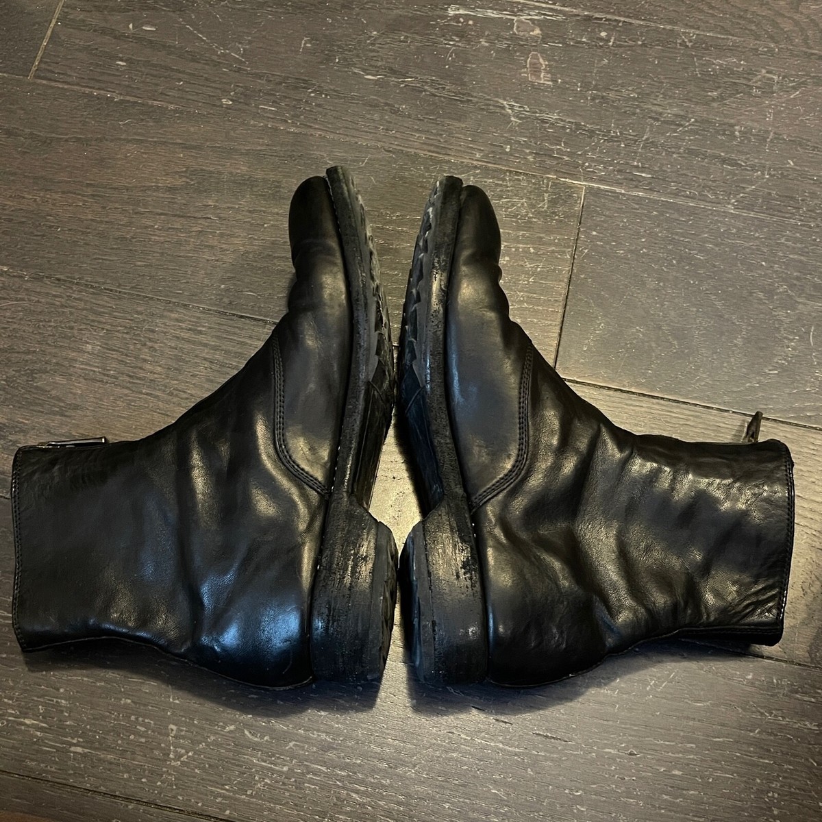 Guidi 210 Women's Horse Leather Zip Front Boots black size 37 made