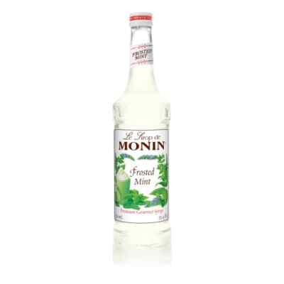 Monin Frosted Mint Syrup (750mL), H-Mint Frosted