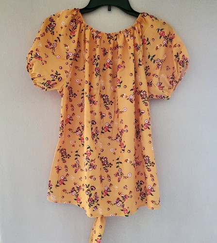 Casual Yellow Summer Top. Various Sizes. Unbranded. - Picture 3 of 4