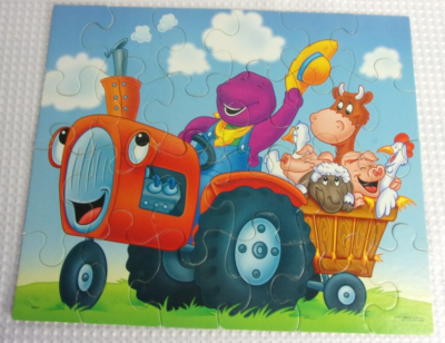 BARNEY & FRIENDS Great Adventure '98 Puzzle Down on the Farm