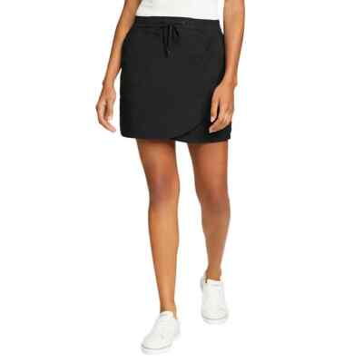 NWoT Eddie Bauer Women's Tulip Hem Active Skort Pure Black Size M $60 9HL249