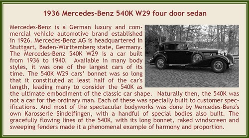 Mercedes-Benz 540K W29 4 porte berlina del 1936 in scala 1/43 - Foto 9 di 9