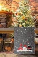 TischläUfer Kantengucker 40X140 Cm Rechteckig Stickerei Winter Weihnachten