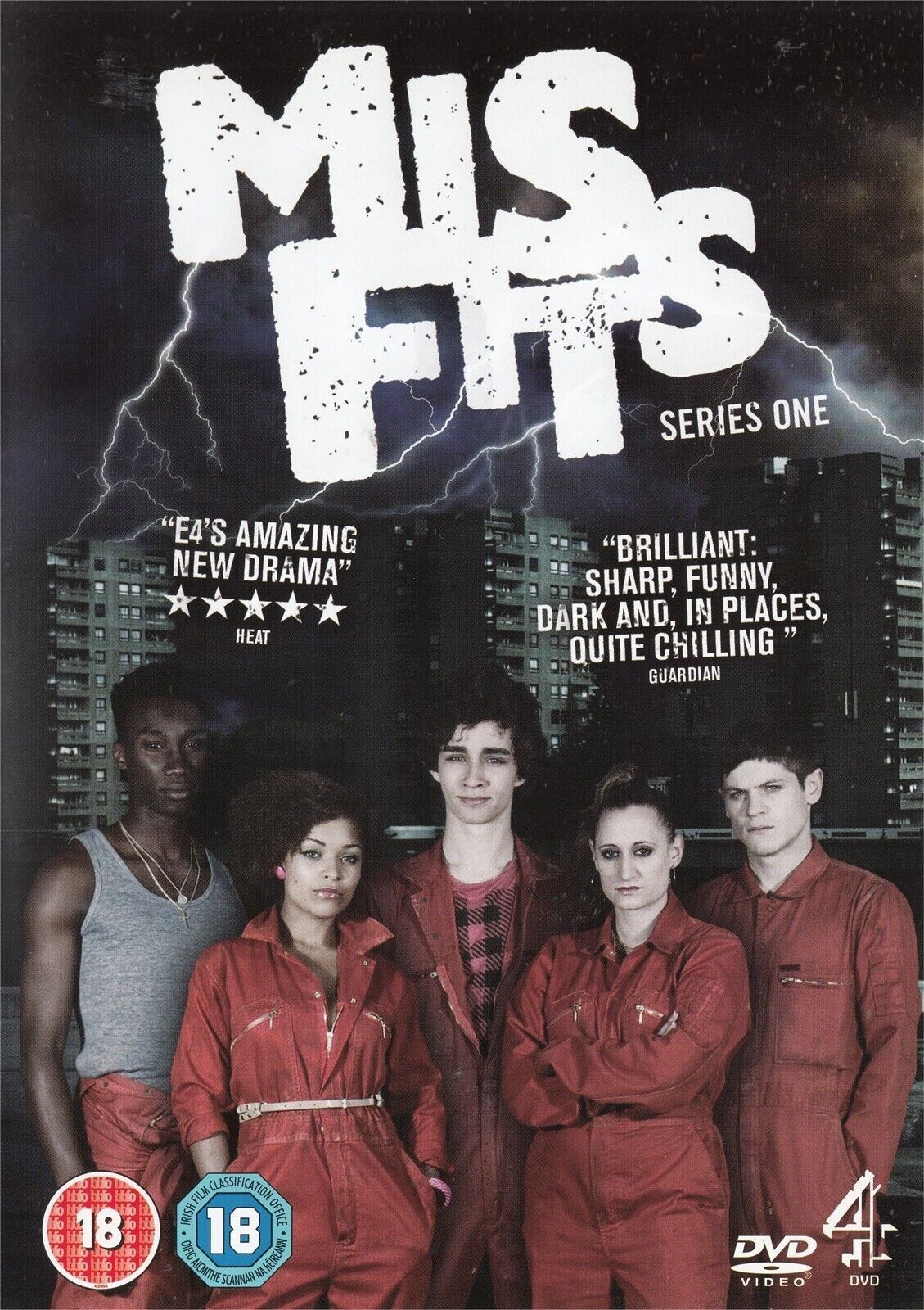 MISFITS SERIES 1  CHANNEL 4 UK DVD NEW AND SEALED