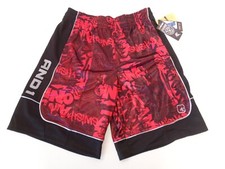 New And1 Mens Basketball Gym Workout Shorts S M L XL 2XL 3XL Black RED Graffiti