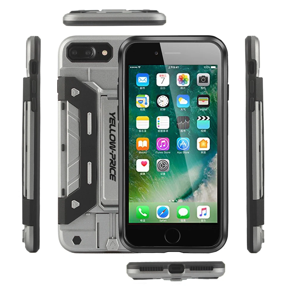 Военный чехол для iPhone XR XS MAX X 8 7 6 Plus 5s [ударопрочный] бронированный чехол - Изображение 4 из 4