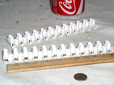 2 BRAND NEW EURO STYLE 12 POSITION TERMINAL BLOCK BARRIER STRIP 30 A 30A AMP USA