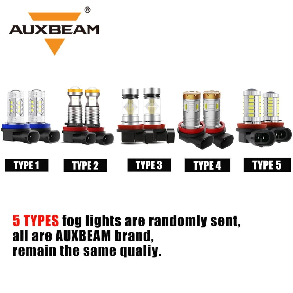 For Ford Fusion 2006-2016 CANBUS White LED Headlights High&Low Beam Fog Light - Image 2 of 4