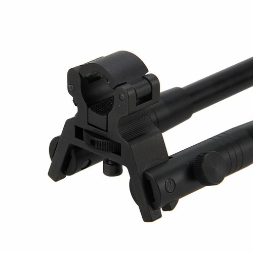 Abrazadera montaje en cañón bípode ajustable 8-10" descanso de retorno de resorte apto para pistola de rifle - Imagen 9 de 12