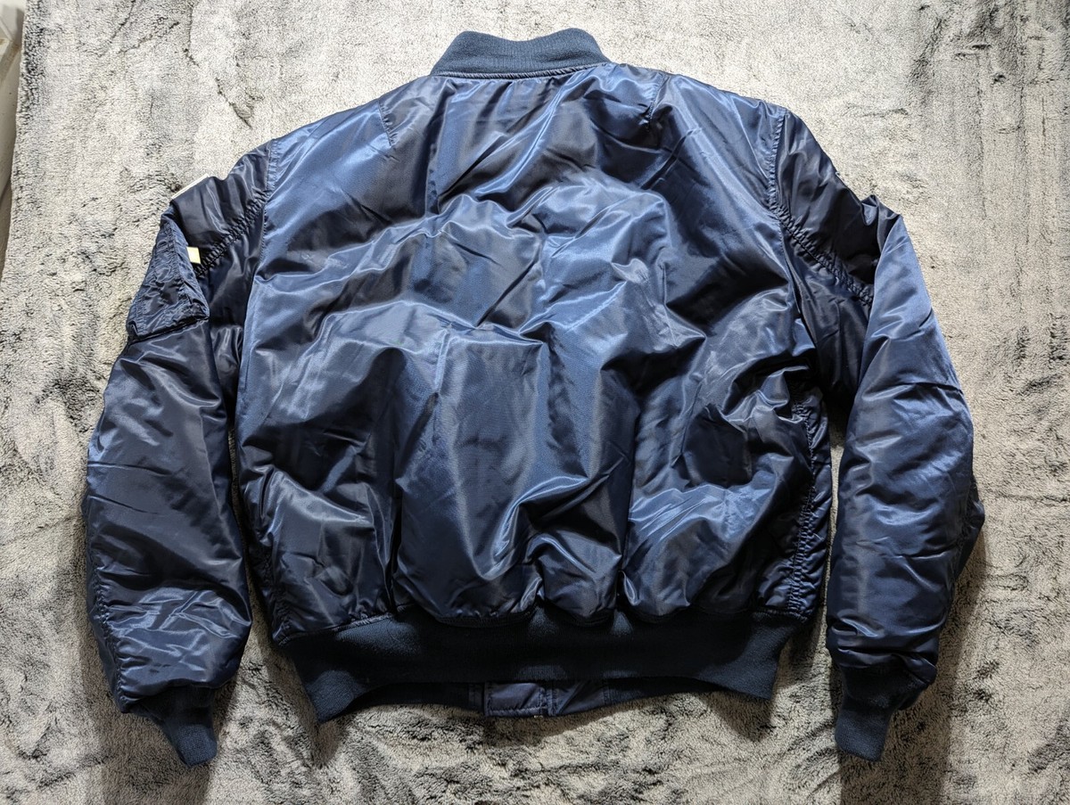 サンディエゴ・パドレス ボンバージャケット ネイビー Men's Navy San Diego Padres Lightweight Satin Vintage Logo