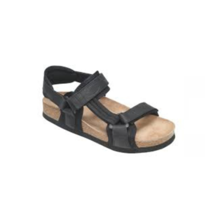 SCHOLL SANDALO CON STRAPPO NEW TRACK NERO UOMO/DONNA plantare
