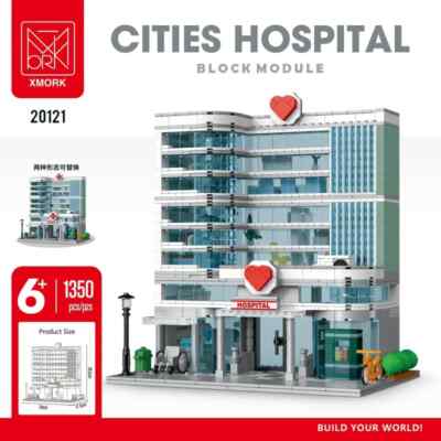XMORK 20121 Cities Hospital Building Block Toy 1350 pcs | eBay