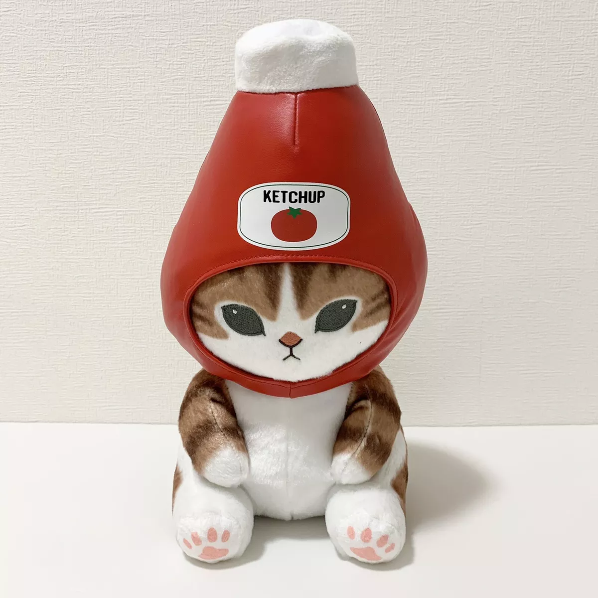 Mofusand Chomiryo Nyan Seasoning Cat Big Plush Doll Ketchup 30cm 11.8in Tomato