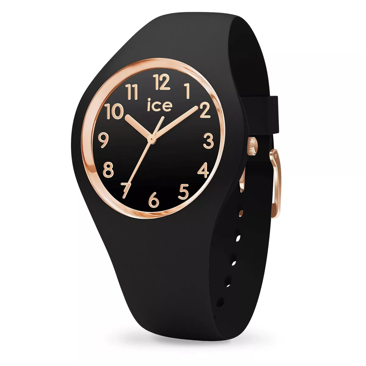 Ice-Watch IC014760 ICE glam - Black Rose-Gold - Numbers Small Women Size S