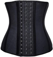 YIANNA Women's Underbust Latex Sport Girdle Waist Trainer Corsets Hourglass 3XL 