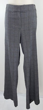 Lane Bryant The Allie Pants - Size 26R 46"x31" - Black Gray Plaid - Pockets