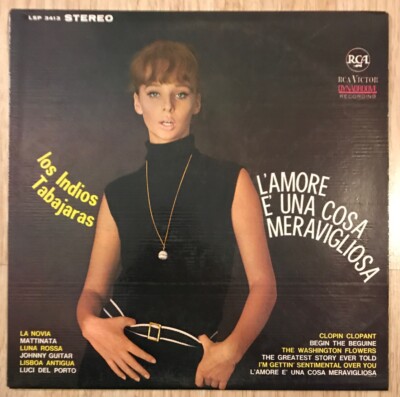 LOS INDIOS TABAJARAS L'AMORE E' UNA COSA MERAVIGLIOSA LP VG+