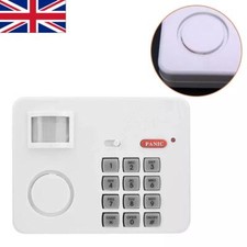 PIR WIRELESS MOTION SENSOR ALARM WITH SECURITY KEYPAD HOME GARAGE SHED CARAVAN