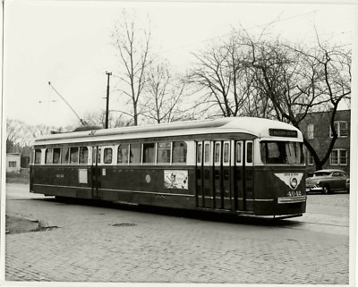 9AA761 RP 1950s CTA CHICAGO TRANSIT AUTHORITY CAR #4042 WESTERN-DEVON