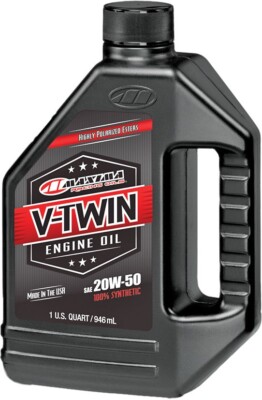Maxima V-Twin Synthetic Oil 20W50 1Qt 30-11901